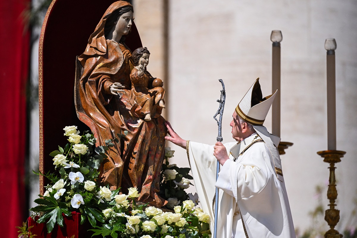 البابا فرنسيس. (أ ف ب)