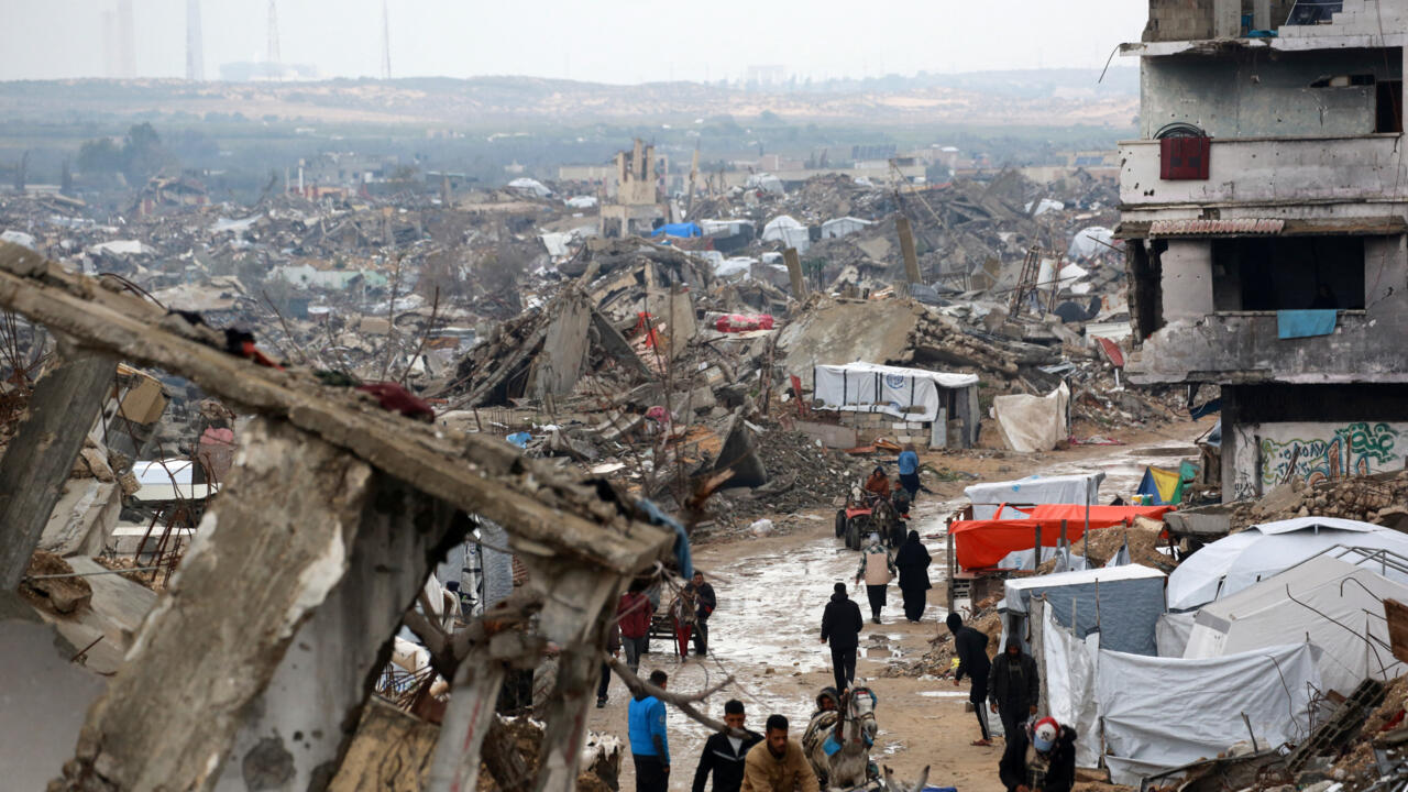 مشهد من قطاع غزة