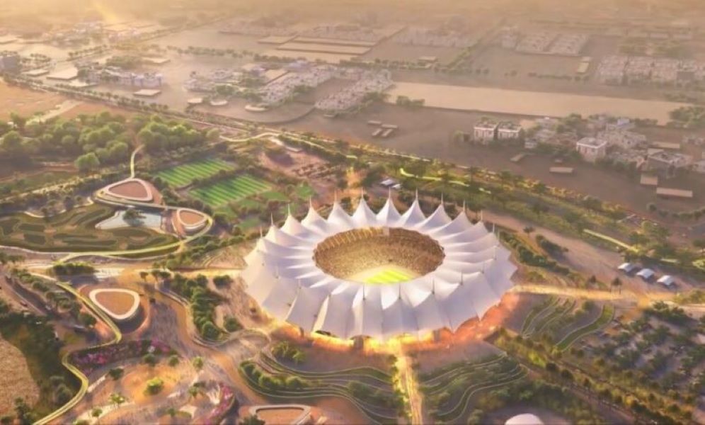 ملعب الملك فهد في الرياض.