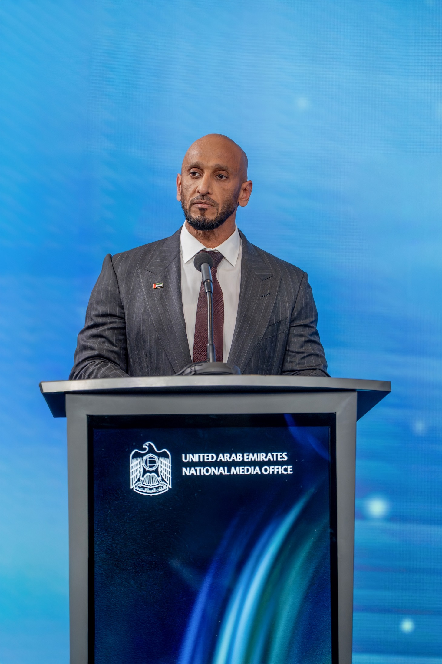 عبد الله بن محمد بن بطي آل حامد، رئيس المكتب الوطني للإعلام ورئيس مجلس الإمارات للإعلام، رئيس “بريدج“.