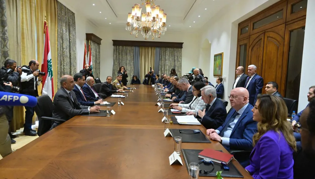 بالصور- بري يلتقي سفراء الدول الأعضاء في مجلس الأمن الدولي