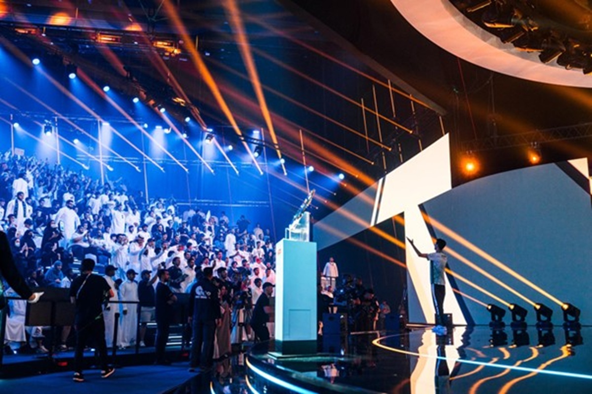 كأس العالم للرياضات الإلكترونية في الرياض. (وكالات)