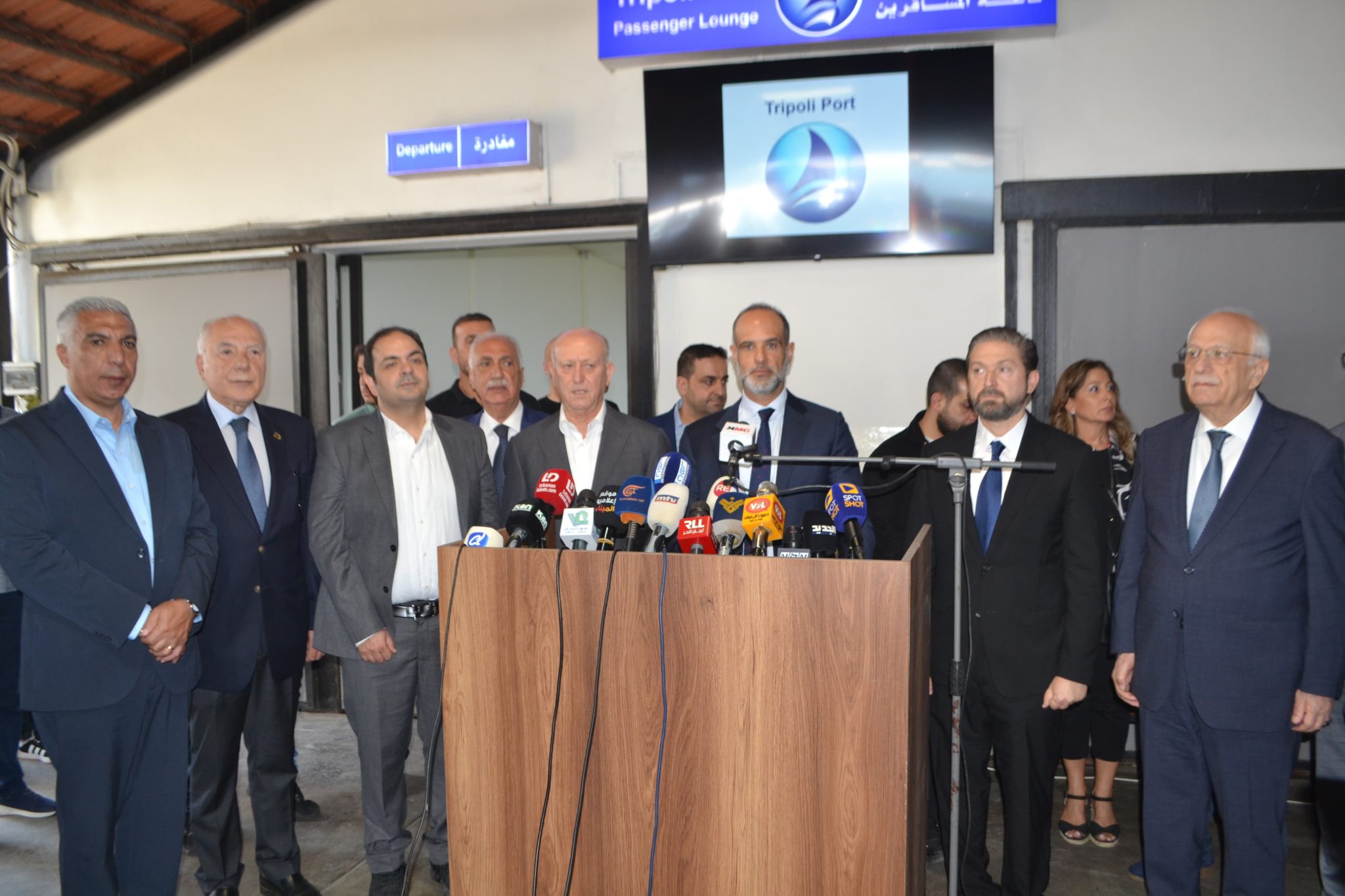 الوزير رسامني في مرفأ طرابلس.