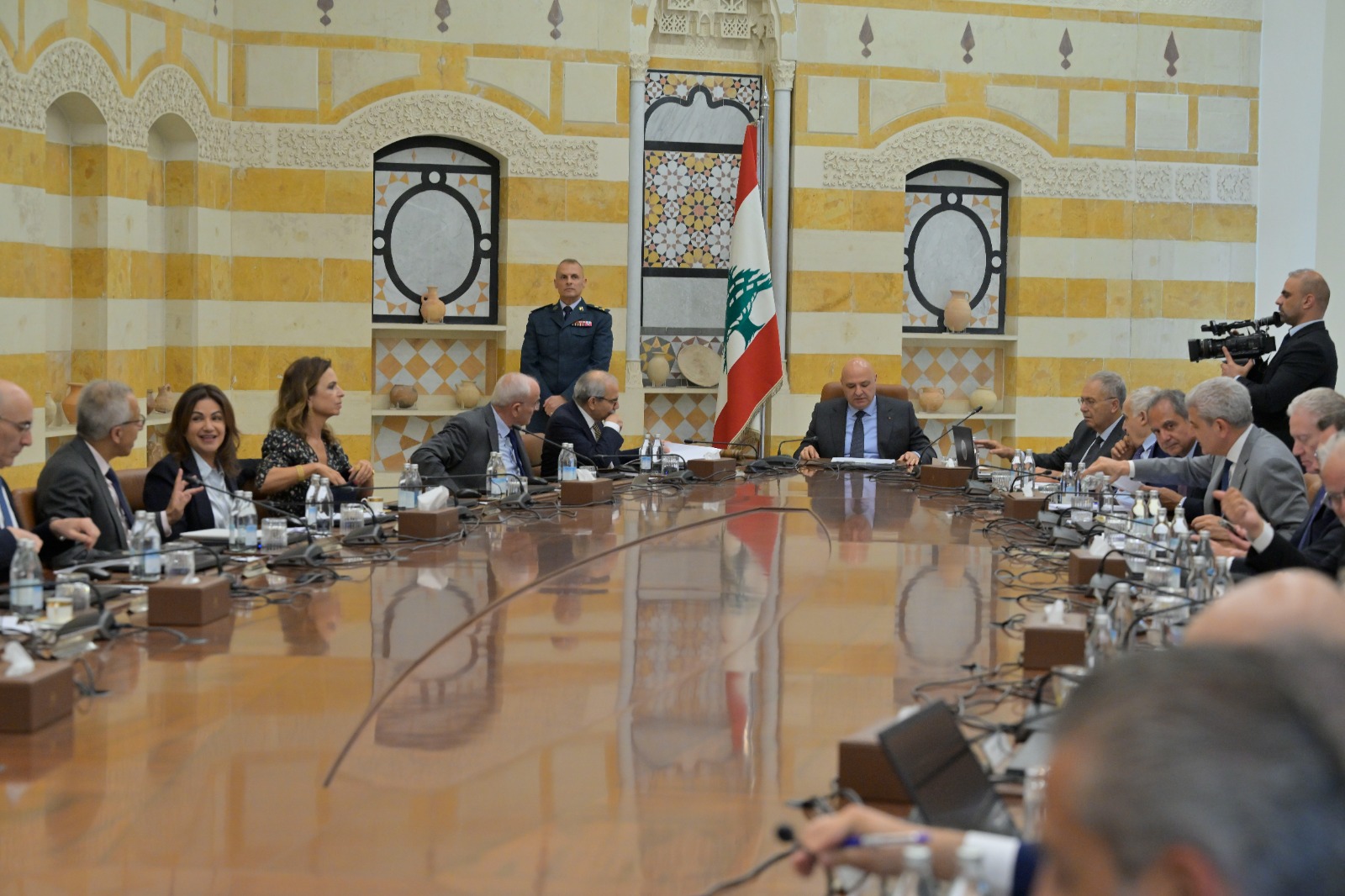 الجلسة الحكومية أمس الخميس (نبيل اسماعيل)