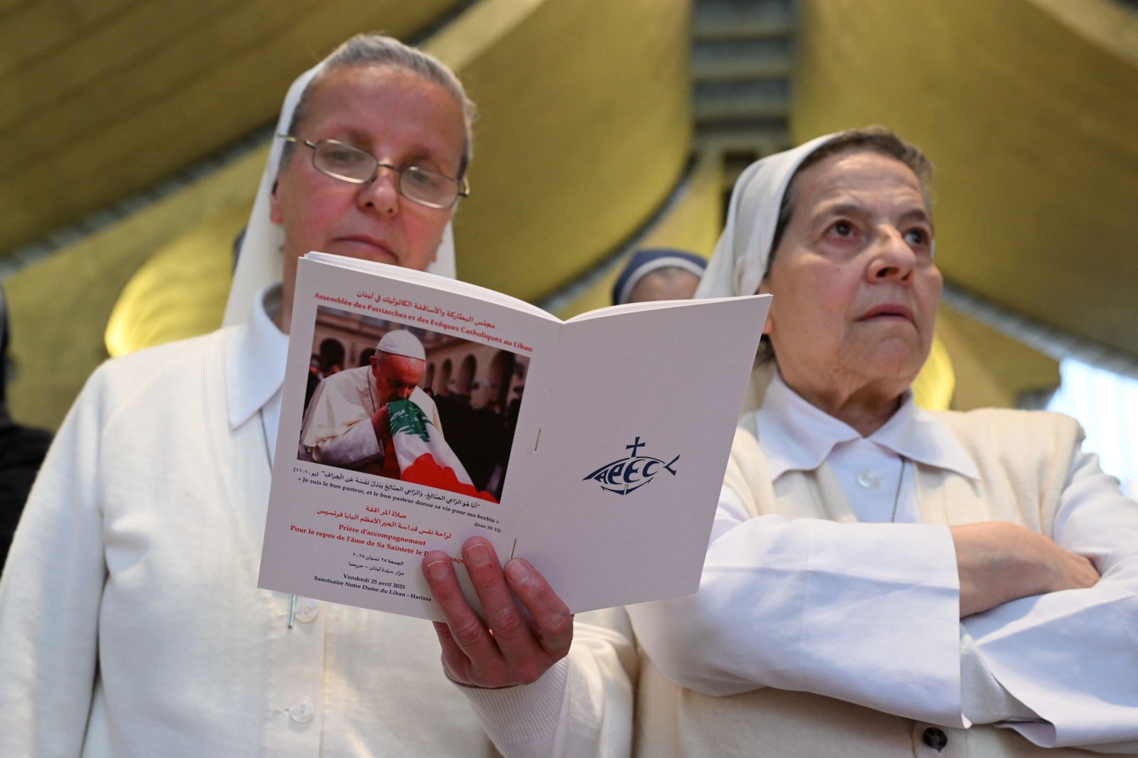 قداس في حريصا (حسام شبارو).