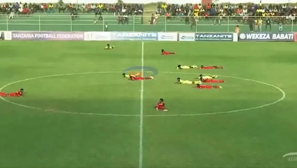 سرب نحل يوقف مباراة في تنزانيا (فيديو)