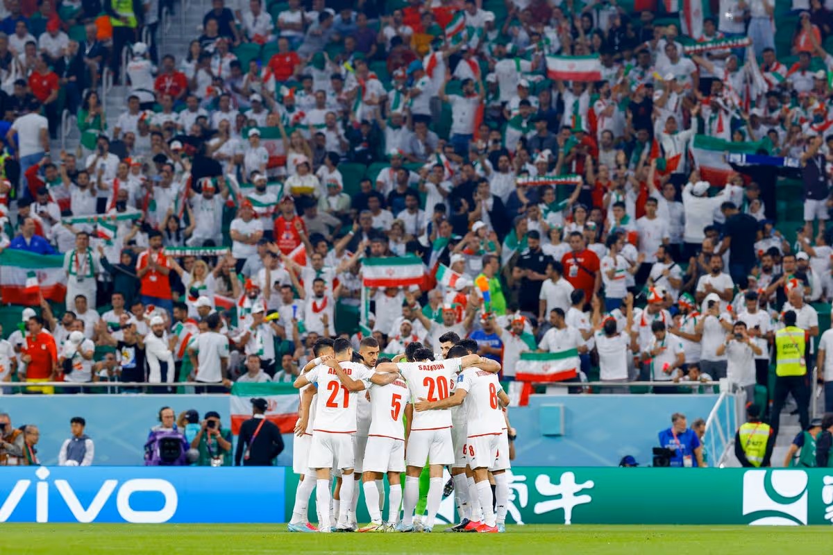 لاعبو منتخب إيران. (وكالات)