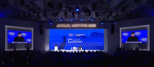 زيلسنكي في دافوس (إكس).