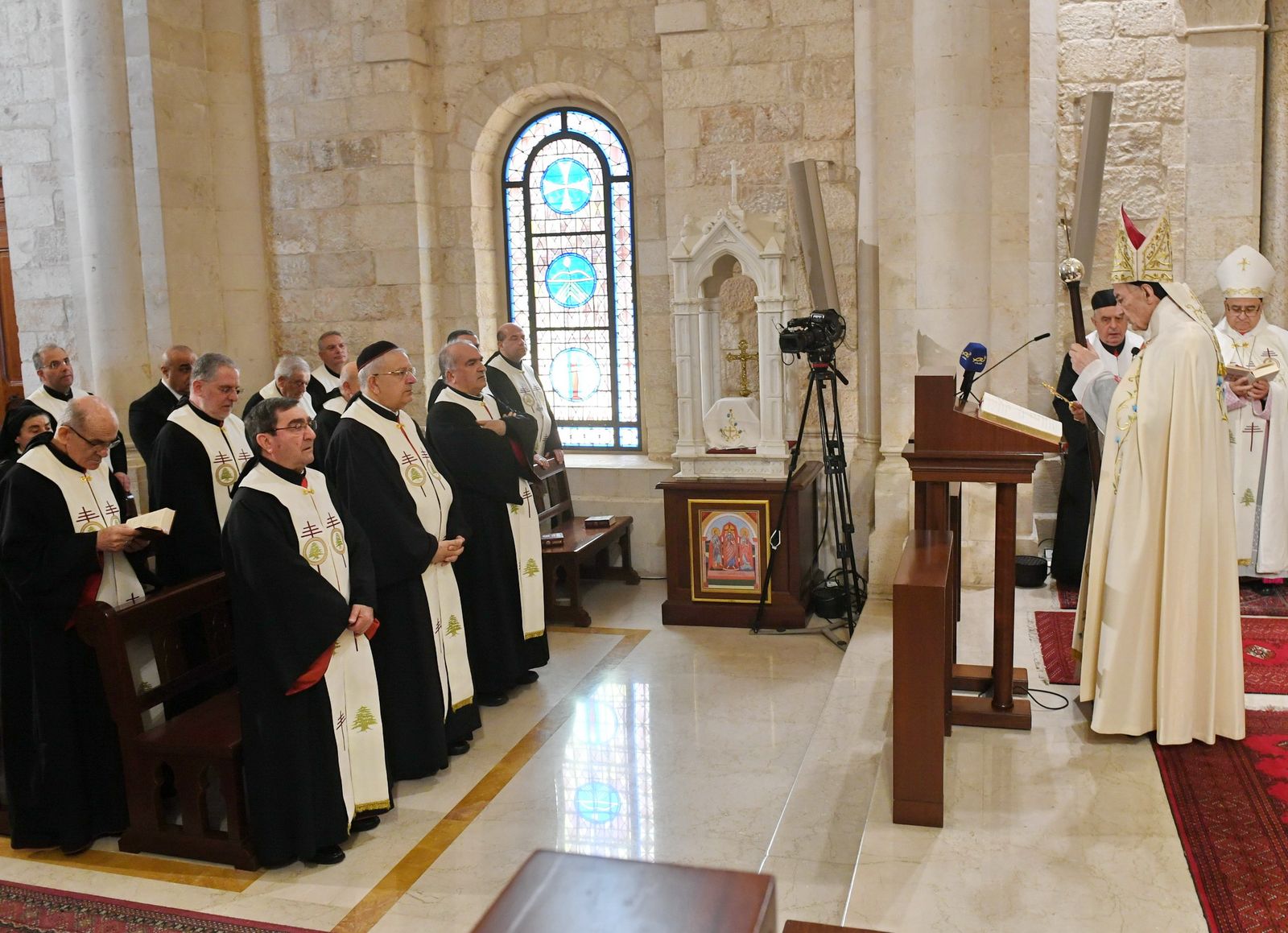 الراعي في قداس عيد البشارة في بكركي