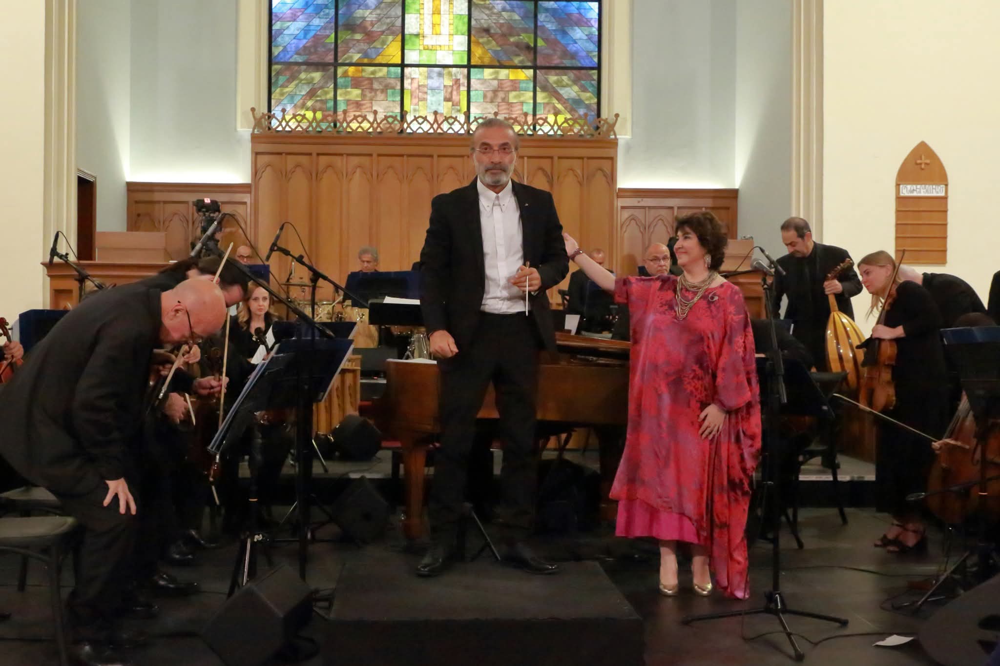 أميمة الخليل وهاني سبليني في ذكريات الفل (المكتب الإعلامي)