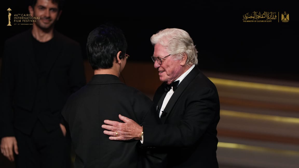 رئيس ”القاهرة السينمائي” حسين فهمي. (المهرجان)