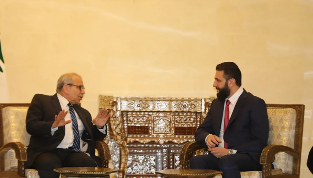 نواف سلام عند أحمد الشرع