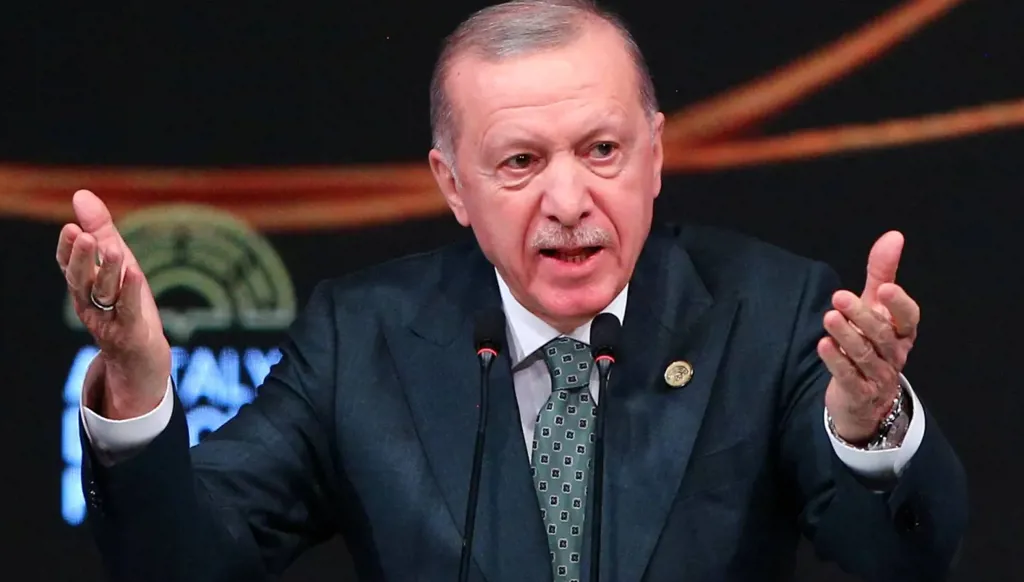 أردوغان خلال لقائه المستشار الألماني: من واجبنا الإنساني إنهاء المجاعة والمجازر في غزة