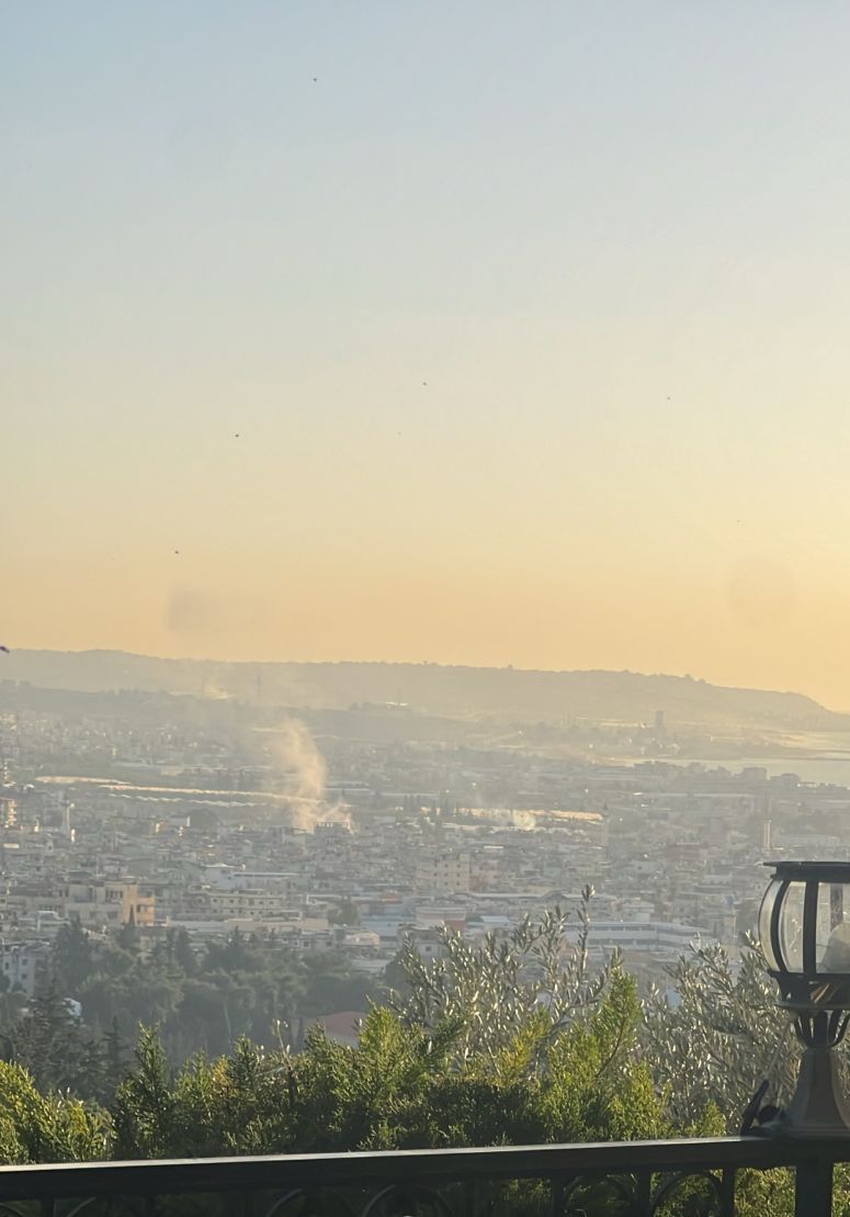 غارة على مخيم عين الحلوة (إكس).