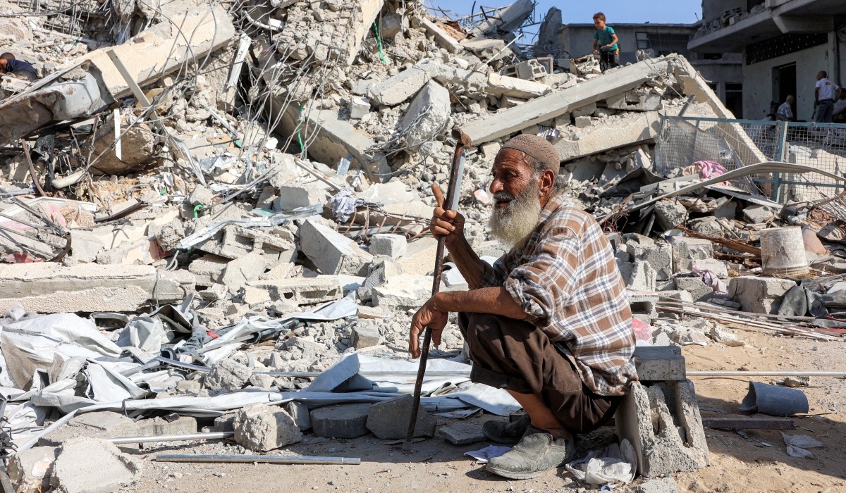 مشهد من قطاع غزة (أ ف ب)