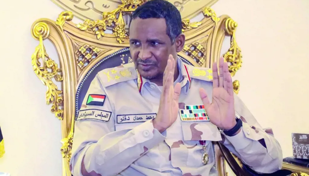 قائد الدعم السريع: توحيد السودان سيتحقق "سلماً أو حرباً"