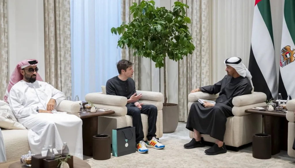 رئيس الإمارات يستقبل الرئيس التنفيذي لشركة أوبن إيه.آي لمناقشة فرص التعاون