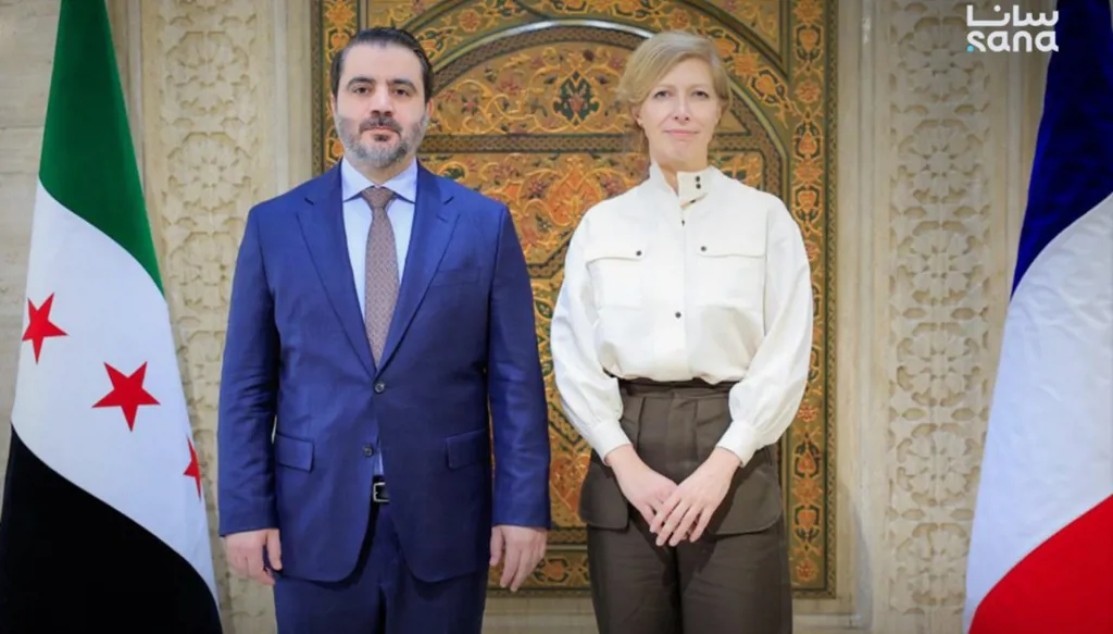 وزير الخارجية السوري يستقبل المستشارة السياسية للرئيس الفرنسي