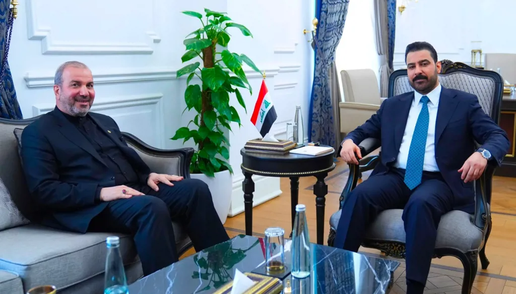 الزيدي يستقبل السفير الإيراني لدى العراق