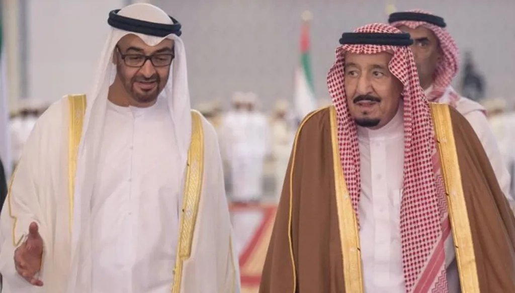 الملك سلمان يتلقى رسالة خطية من الشيخ محمد بن زايد