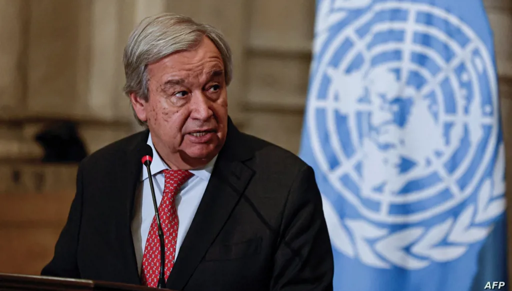 غوتيريش يعرب عن "صدمته" من العنف حيال المتظاهرين في إيران