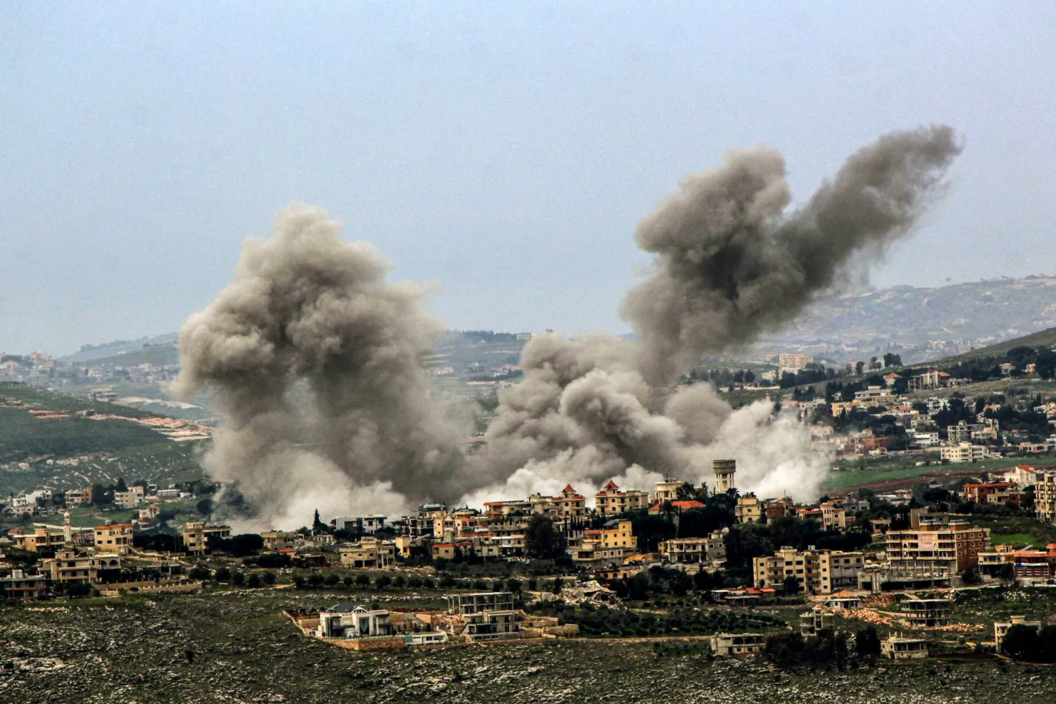 جنوب لبنان تحت القصف (صورة أرشيفية)