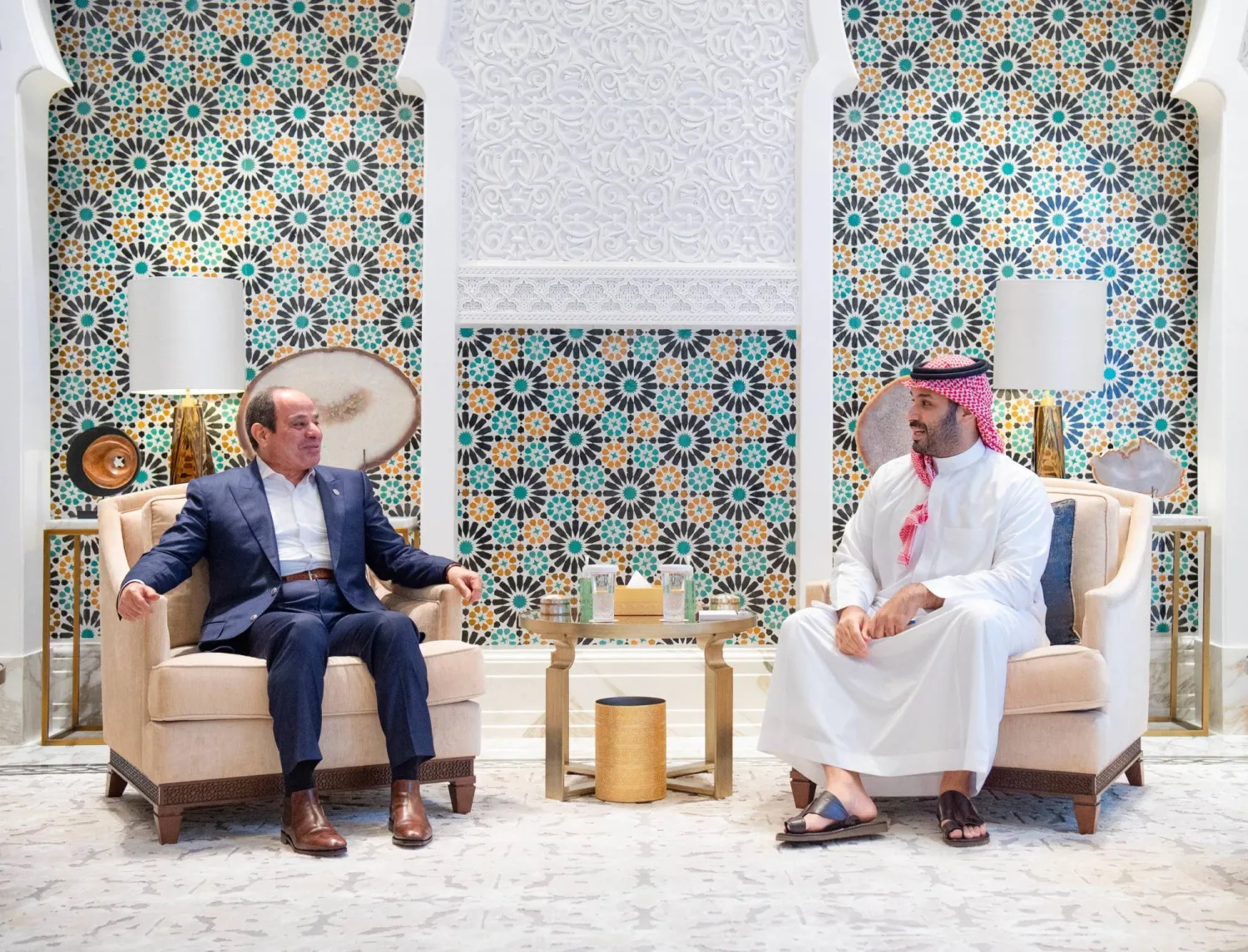 بن سلمان والسيسي (أرشيفية)