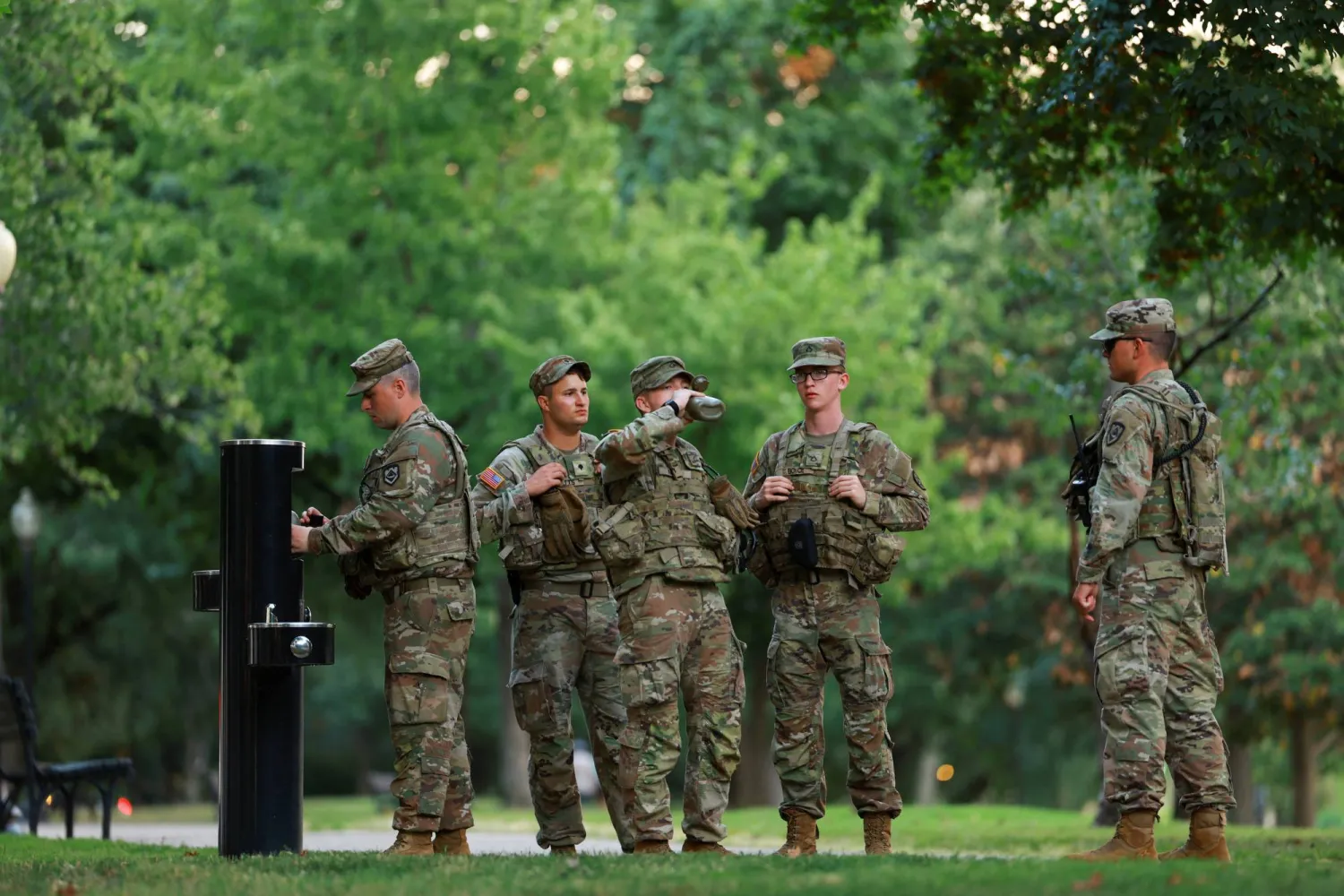 عناصر من قوات الحرس الوطني الأميركي (أرشيفية)