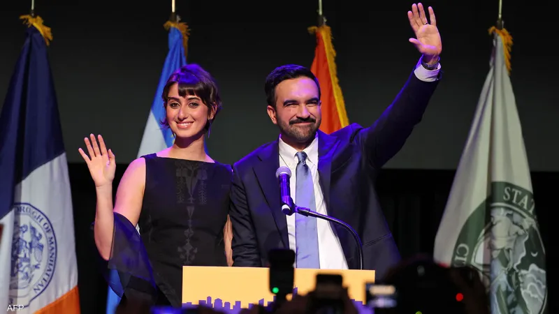 ممداني وزوجته.