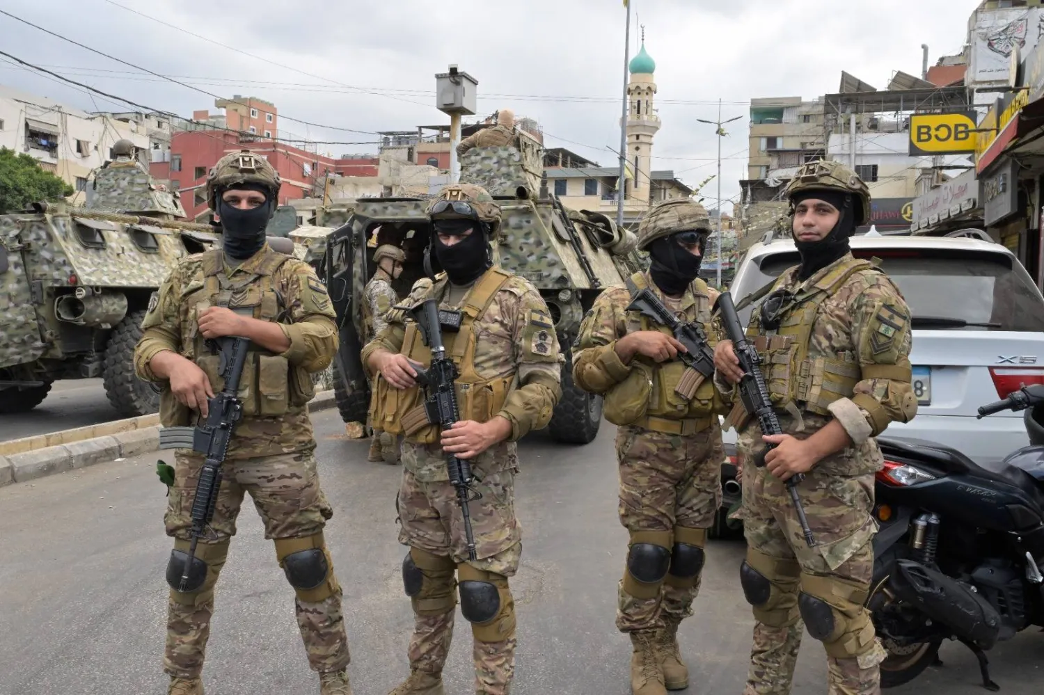 عناصر من الجيش اللبناني (وكالات).