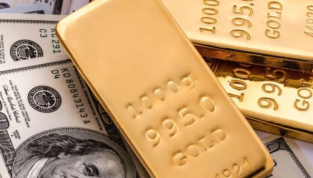 الذهب قرب ذروته القياسية مع استمرار توتر الشرق الأوسط والرسوم الجمركية