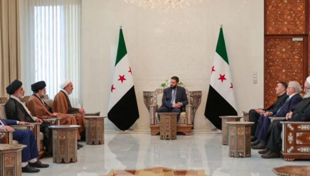 سوريا... الشرع يجتمع مع وجهاء وأعيان من الطائفة الشيعيّة