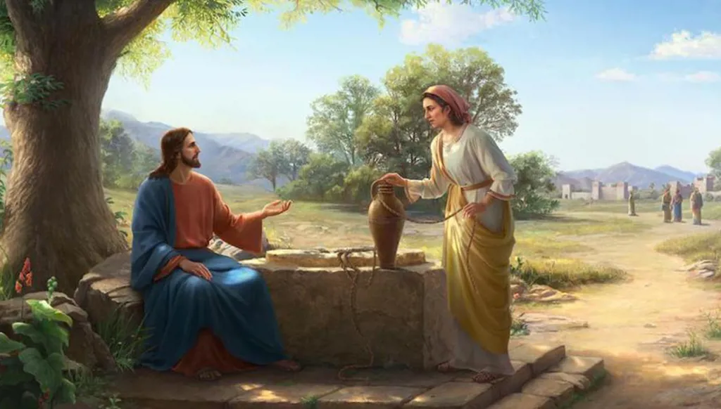 تَعالوا ٱنظُروا إِنسانًا قالَ لي كُلَّ ما فَعَلت!"