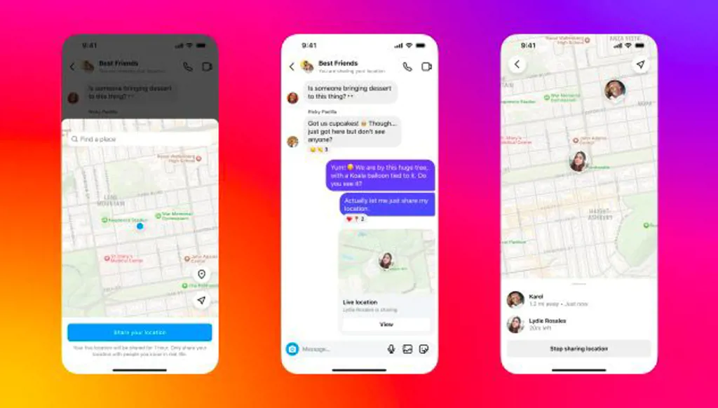 "إنستغرام" تضيف ميزة مشاركة الموقع المباشر وتحديثات جديدة للرسائل الخاصة