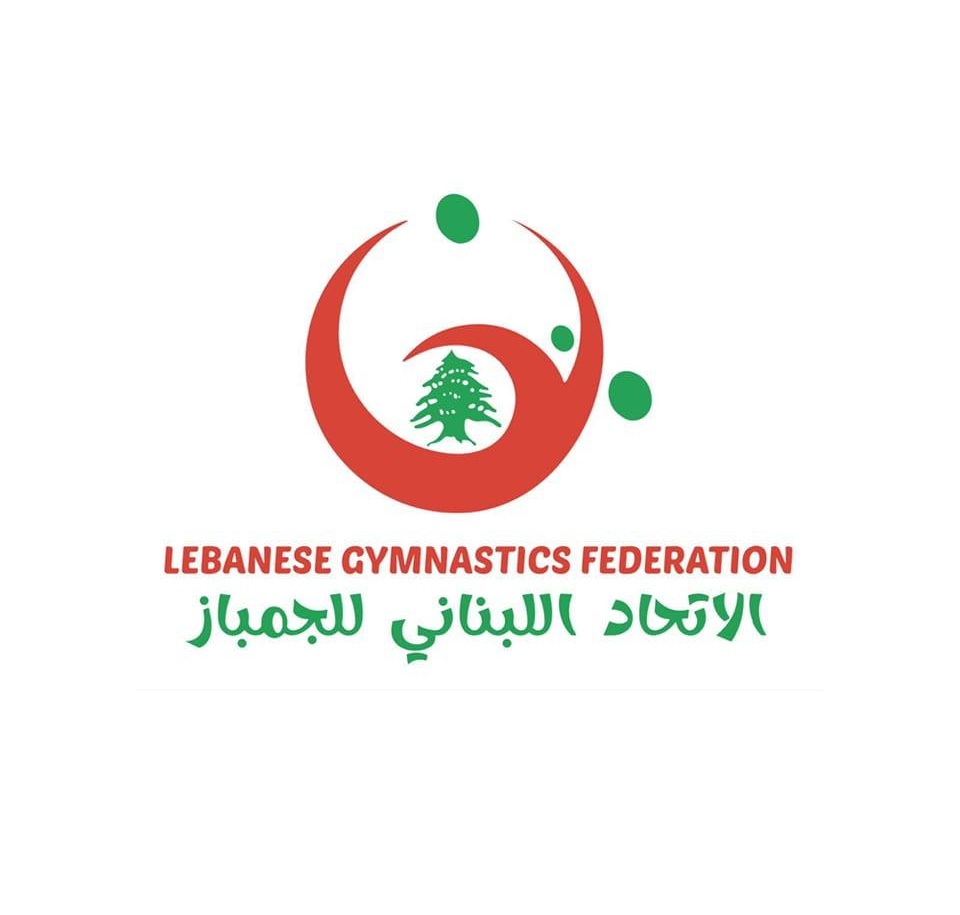 شعار الاتحاد اللبناني للجمباز. (وكالات)