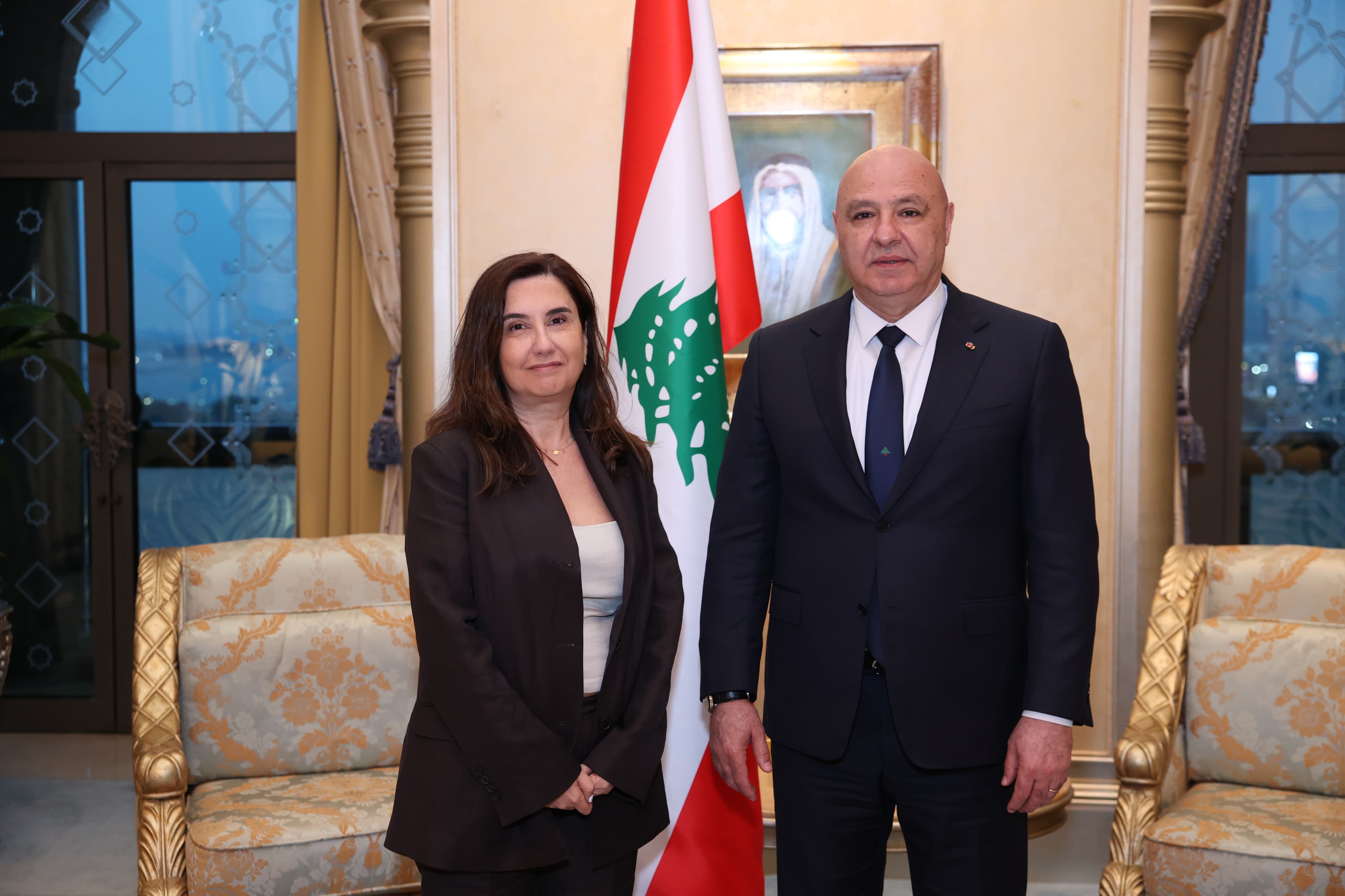 الرئيس جوزيف عون والزميلة موناليزا فريحة