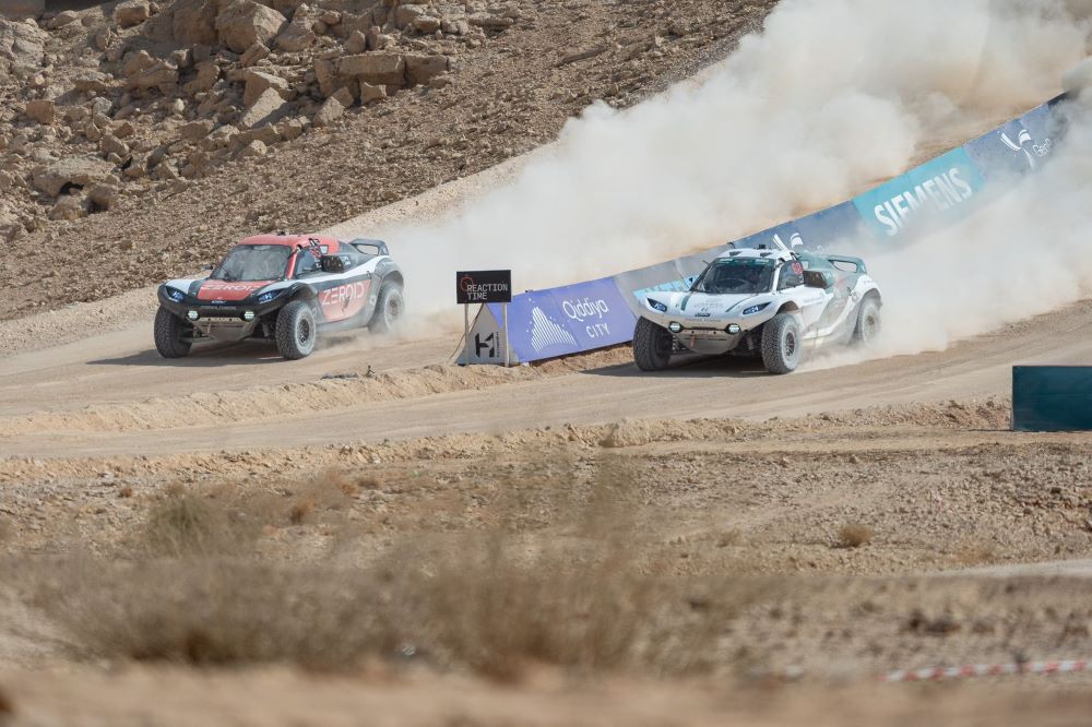 من منافسات كأس العالم لسباقات FIA Extreme H. (وكالات)