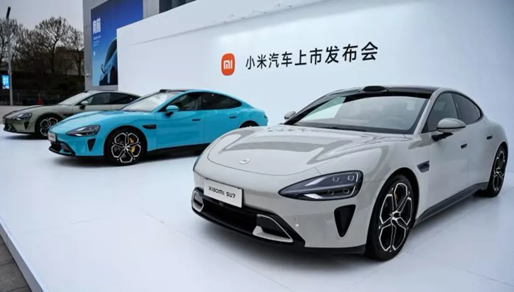 "شاومي" تطلق هذا الأسبوع سيارتها الجديدة "واي يو 7" لمنافسة "تسلا"