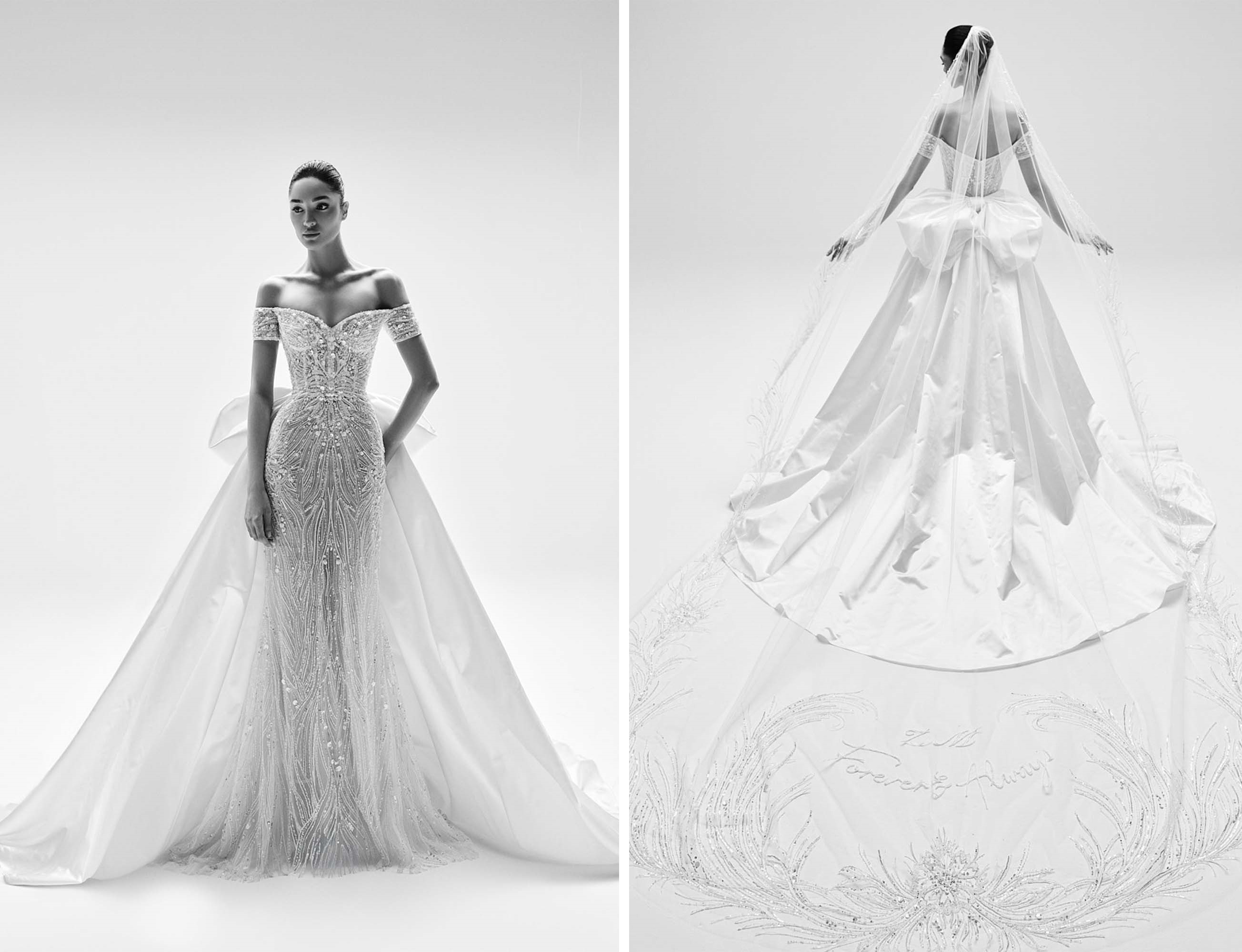 فساتين اعراس زهير مراد من مجموعة ربيع 2026 (الموقع الإلكتروني الرسمي للمصمم)