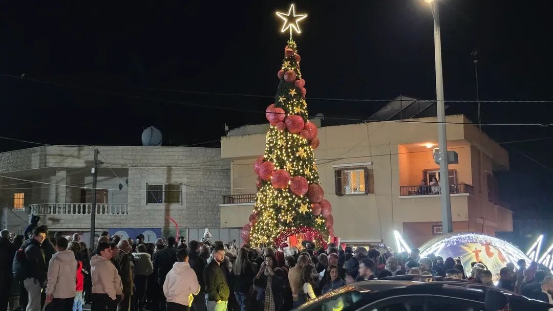 جانب من الاحتفالات في حلبا (ميشال حلاق).