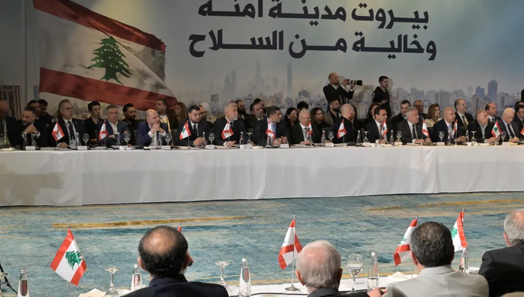 مؤتمر "بيروت مدينة آمنة وخالية من السلاح": نرفض أي استهداف للحكومة ورئيسها (صور)