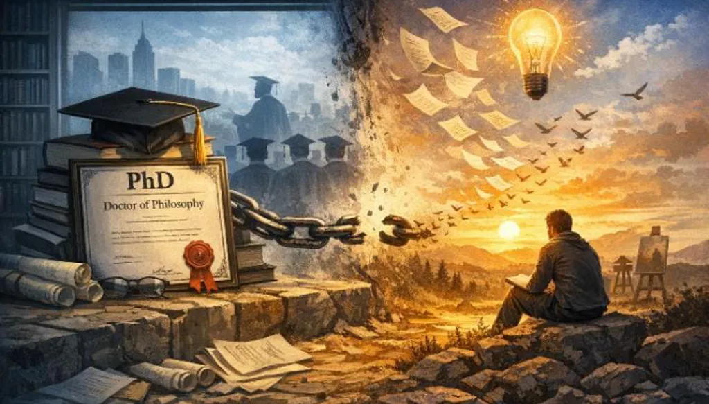 حين تتحوّلُ الدكتوراه من وسيلةِ معرفةٍ إلى عبءٍ على الإبداع… وعلى الوطن