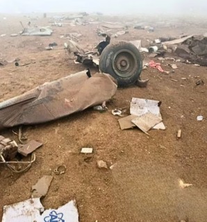  تحطّم مروحية عسكرية في البيرو (صورة متداولة/إكس).