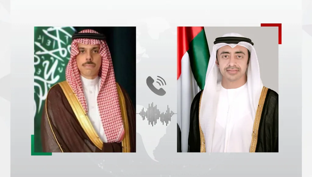 السعودية والإمارات تبحثان جهود احتواء التصعيد في المنطقة