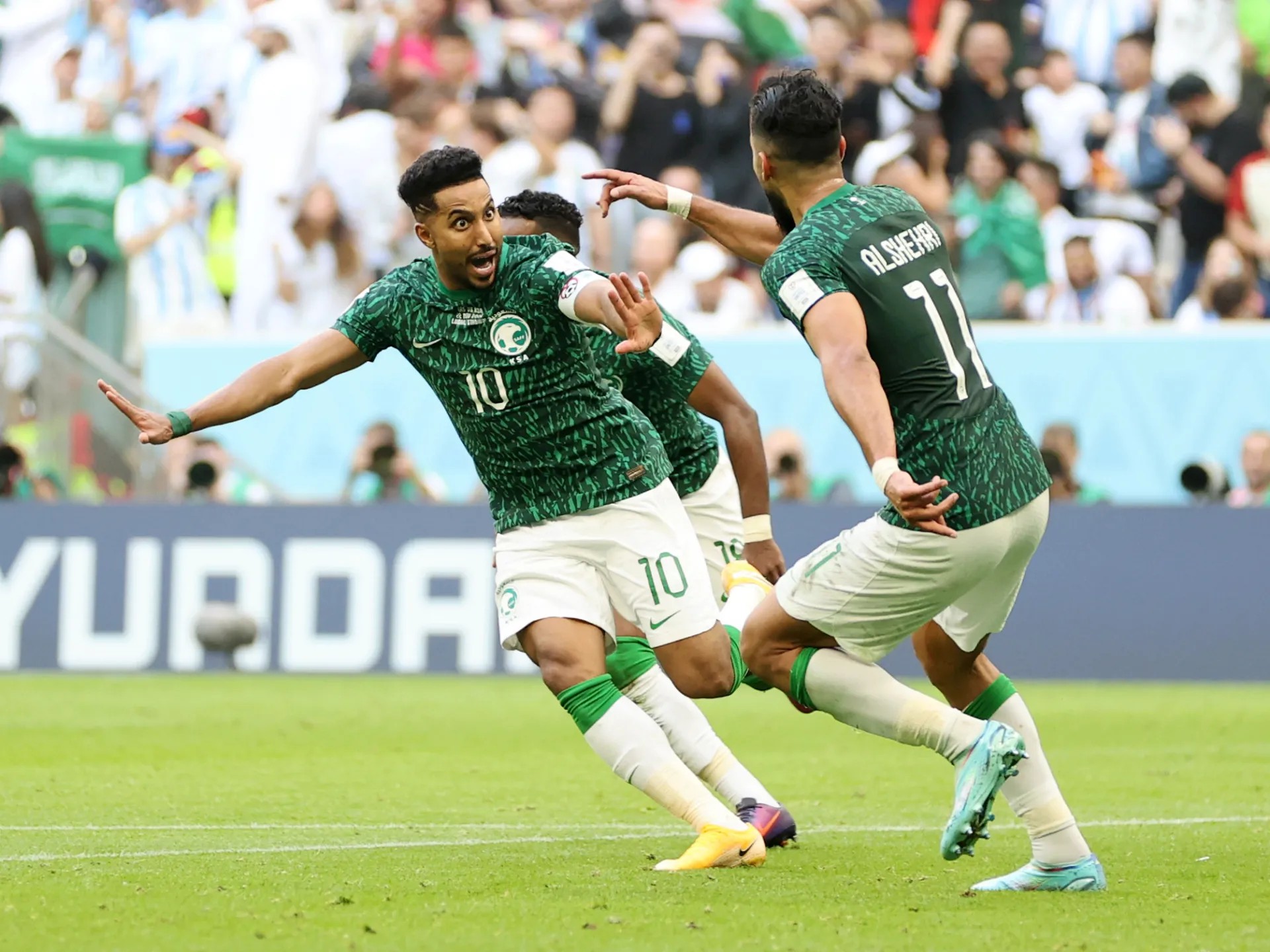 لاعبو السعودية.