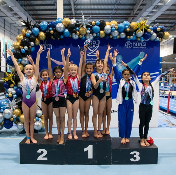 بطولة دبي المفتوحة لأكاديميات الجمباز تنطلق الجمعة. (وكالات)