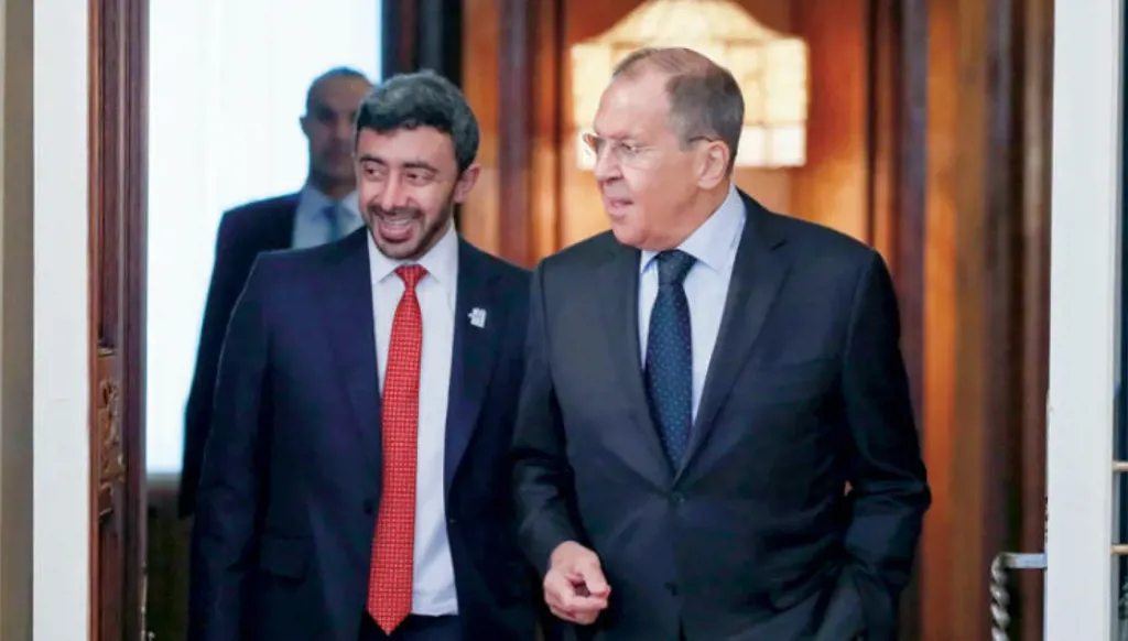 روسيا والإمارات تدعوان لوقف الهجمات على إيران ودول الخليج واستئناف الجهود الديبلوماسية