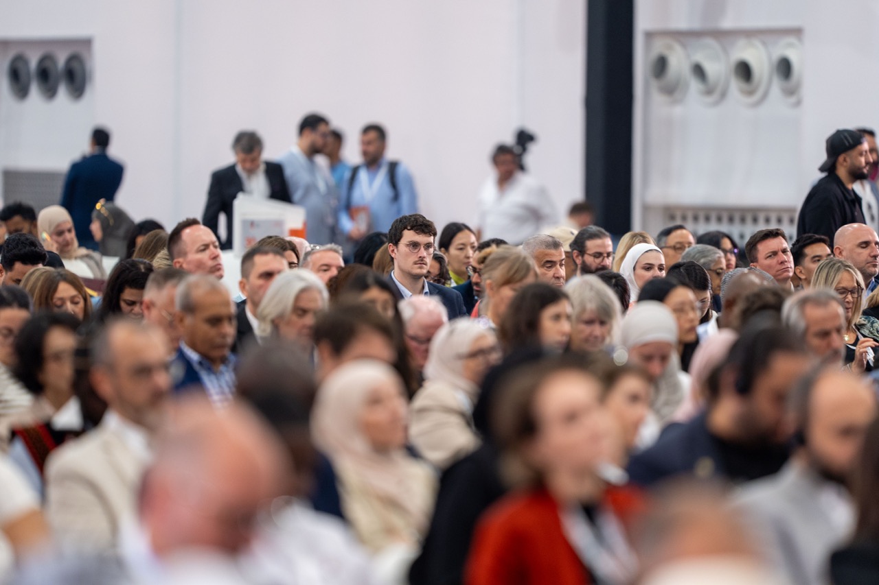 خلال اليوم الأول من الدورة الخامسة عشرة لمؤتمر الناشرين الدولي.