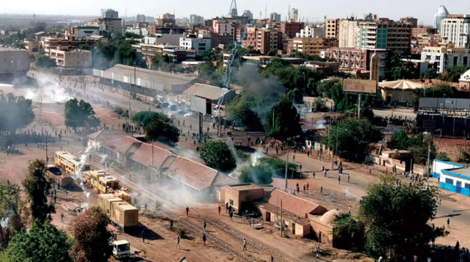 مشهد من اشتباكات في السودان (أرشيفية)