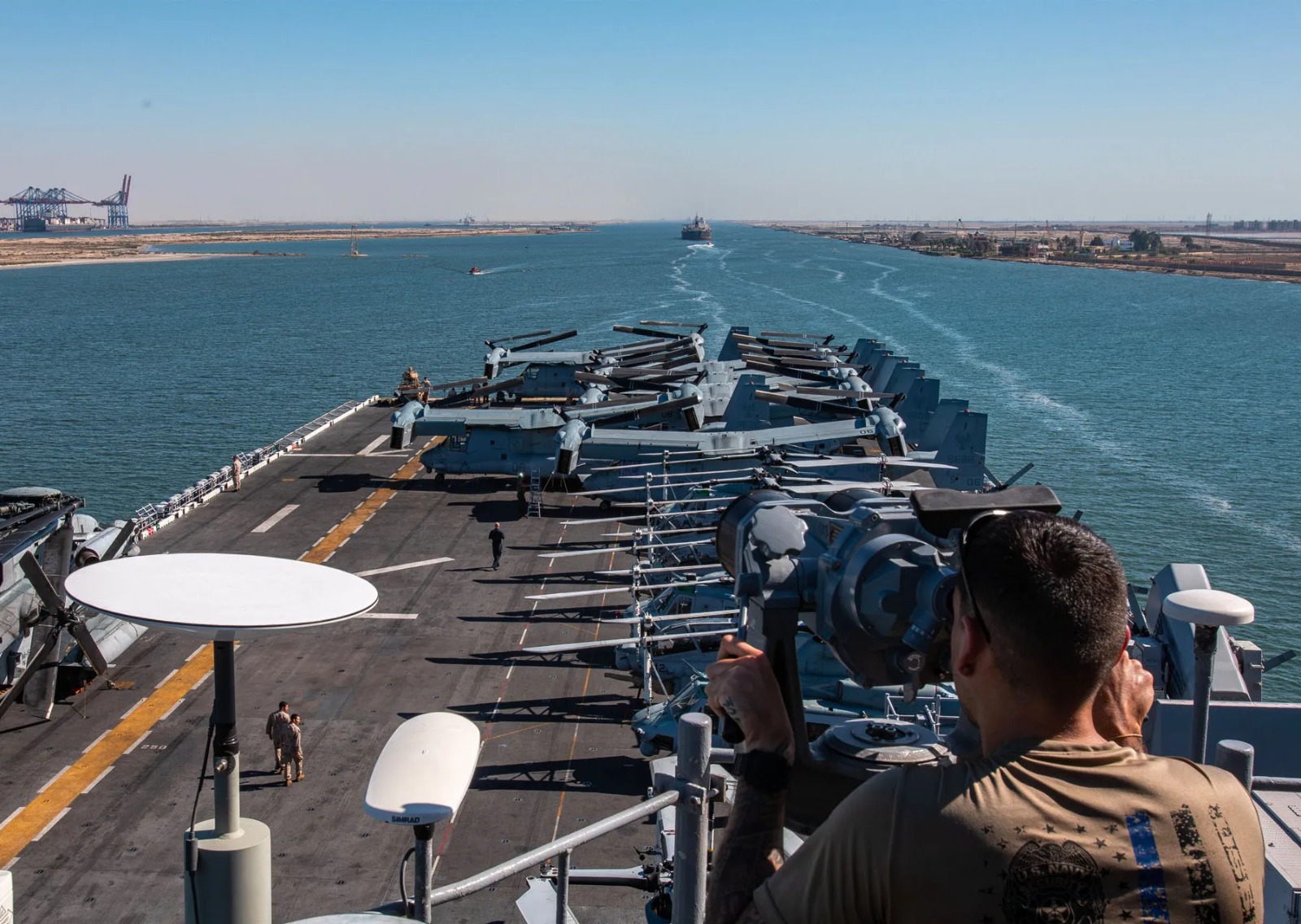 قطعة من الأسطول البحري الأميركي (حساب القيادة المركزية للقوات البحرية الأميركية على موقع إكس)